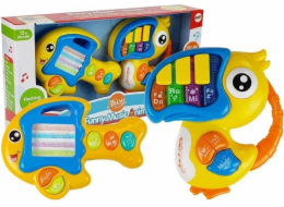 Lean Sport piano a kytara na baterie, papoušek ryba