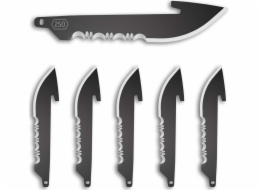 Outdoor Venkovní 6 čepelí Edge DropPoint Serr 250 Black