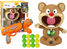 LeanToys Arkádová hra s kuličkovou pistolí od Hamster