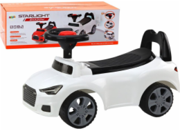 LeanToys Odrážedlo s opěradlem QX-3396 Úložný box na klakson bílý