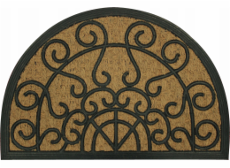 Douceur d`Interieur Vnitřní rohožka Půlkruhová rohožka s kokosovým vláknem MARQUIS, 40 x 60 cm