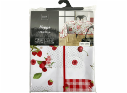 Douceur d`Interieur Ovocný ubrus CERISE, 140 x 240 cm, plast