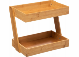 5five Bambusový kuchyňský organizér, 2 patra