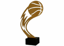 Victoria Sport Kovová trofej s mramorovým podstavcem - basketbal