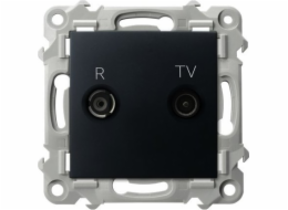 Ospel RTV zásuvka Ospel Szafir GPA-ZK/m/33 finální černá metalíza