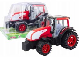LeanToys Velký zemědělský traktor Zemědělský pohon Červený