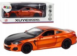 LeanToys Sports Car Metal Friction Drive Otevírací prvky 1:24 Oranžová