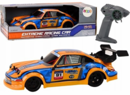LeanToys auto na dálkové ovládání RC 1:16 gumová kola Drift oranžová