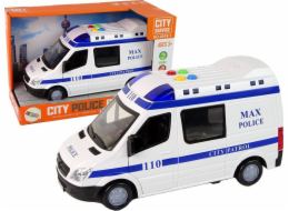LeanToys policejní auto policejní auto třecí pohon zvuky světelné
