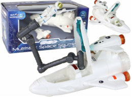 LeanToys Vesmírná mise Vesmírná sada Raketa Kosmonaut Vesmír 4 ELE