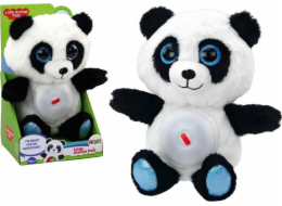 LeanToys Plyšová hračka Panda Bear Sleeper Lullaby Lamp 30 cm
