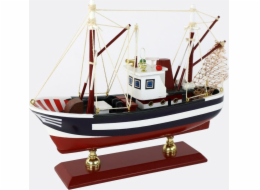 LeanToys Sběratelská dřevěná loď Ship Rybářský člun