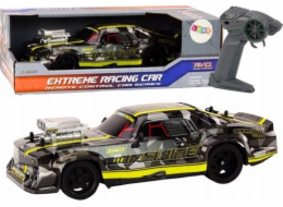 LeanToys auto na dálkové ovládání RC 1:16 gumová kola Drift černá