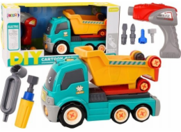 LeanToys Sklápěč Kreslená hračka DIY Tyrkysová