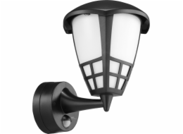 Maclean Nástěnná lampa 1x nástěnná lampa E27 se senzorem Maclean, infračervený senzor, max. zátěž 60 W, IP65, černá, MCE518 B