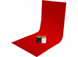 GlareOne GlareOne PVC pozadí 60x130cm - červené