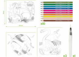 Maped *****CREATIV AquaArt - akvarelový obraz dinosauři 907058