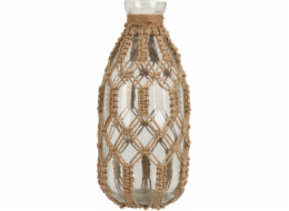 Home Styling Collection Skleněná váza s pletenou šňůrou, O 24 cm, kolekce pro domácí styling