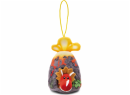 NICI NICI 49463 Maskot dinosaura Cerastupsy červený ve vulkanickém vejci 12cm ZELENÝ