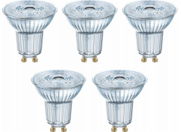 Ledvance 5x LED žárovka Osram 2,6W (35W) GU10 PAR16 36D 230lm 4000K neutrální 230V reflektor 36 stupňů 4058075157965