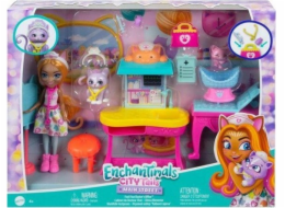 Mattel Panenka Barbie ENCHANT NÁVŠTĚVA U LÉKAŘE HLH22 WB5