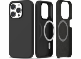 Tech-Protect Silikonový kryt MagSafe pro Apple iPhone 15 Pro, matný, černý
