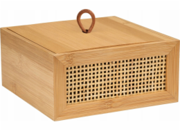 Wenko Kosmetická dóza ALLEGRE BAMBOO, 15 x 7 x 15 cm, WENKO
