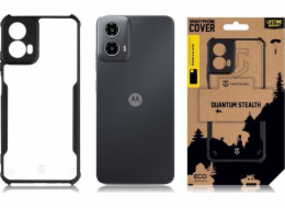 Tactical Taktický kryt Quantum Stealth pro Motorola G34, čirý/černý, standardní