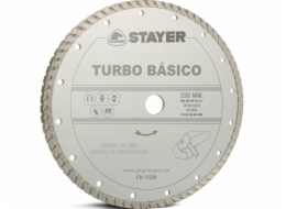 Stayer Diamond disk 230x22,2mm TURBO BASICO - STA-D230TB