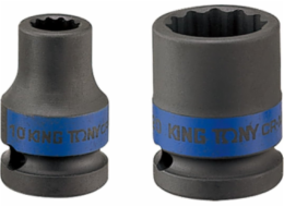 King Tony KRÁTKÝ ROZBITÝ NÁSTROJ 1/2" 36 mm x 46 mm, 12hranný King Tony