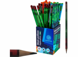 Astra Sada trojúhelníkových grafitových tužek HB Minecraft Pixel One ASTRA 48dílná