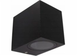 Master LED Nástěnná lampa Delio, zahradní nástěnná lampa, 1 světlo, černá