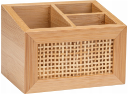 Wenko Univerzální nádoba ALLEGRE BAMBOO, 3 přihrádky, bambus, WENKO