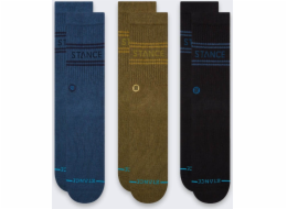 Stance Ponožky Basic Crew 3 páry Army