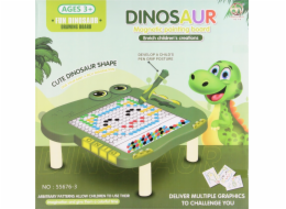 Mega Creative Mega kreativní magnetická mozaiková dino deska 41x40x4 PUD18