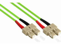 Alcasa Alcasa LW-8075SC5 InfiniBand/optický kabel 7,5 m SC zelený