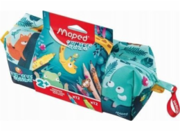 Teka Penál Penál Jungle Fever 12 tužek a 12 fixů. MAPED