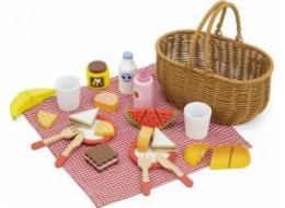 Viga Pikniková sada s košíkem (44676)