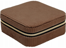 Home Styling Collection Šperkovnice z manšestrové kolekce pro domácí styling, 12 x 12 x 5 cm