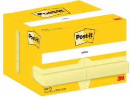Post-it Samolepicí bločky 51x76mm (656) žluté (12x100)