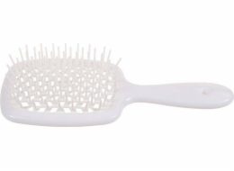 NoName Janeke Superbrush kadeřnický kartáč pro rozčesávání vlasů bílý