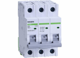 Noark Dis. izolované, šířka 3 modulů, 3 póly, 63 A, Ex9BI 3P 63 A