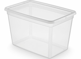 Moxom Skladovací nádoba MOXOM, Basestore, s klipem, 60 l, průhledná