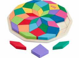 Mattel FP DŘEVĚNÉ MANDALA DŘEVĚNÉ PUZZLE HXT94 FOL6