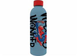 Kids Euroswan Dětská láhev z nerezové oceli Euroswan s motivem Spidermana, vytištěná na 3D tiskárně, 500 ml, 843372