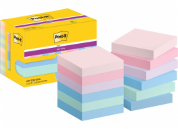 Post-it Samolepicí bločky super lepící, 47,6x47,6 mm (622-12SS-SOUL), pastelové (12x90)