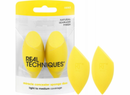 Real Techniques REAL TECHNIQUES_SET Miracle Concealer Sponge houbička na make-up 2 ks