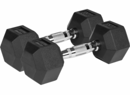 Rebel Gumové činky Hex 2 x 4 kg