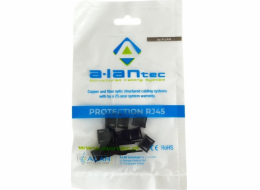 Alantec Zámek USB portu proti neoprávněnému připojení, černý (balení 10 ks + klíč) ALANTEC
