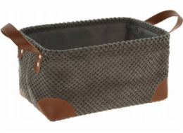 Home Styling Collection Úložný košík z manšestrové tkaniny s uchy, kolekce Home Styling, 30 x 20 x 15 cm